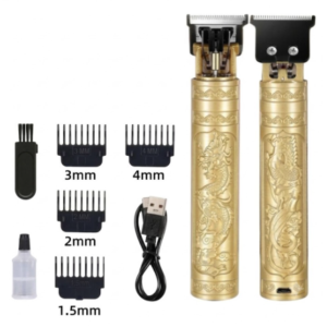 Gold Dragon Engraved Professional Hair Trimmer